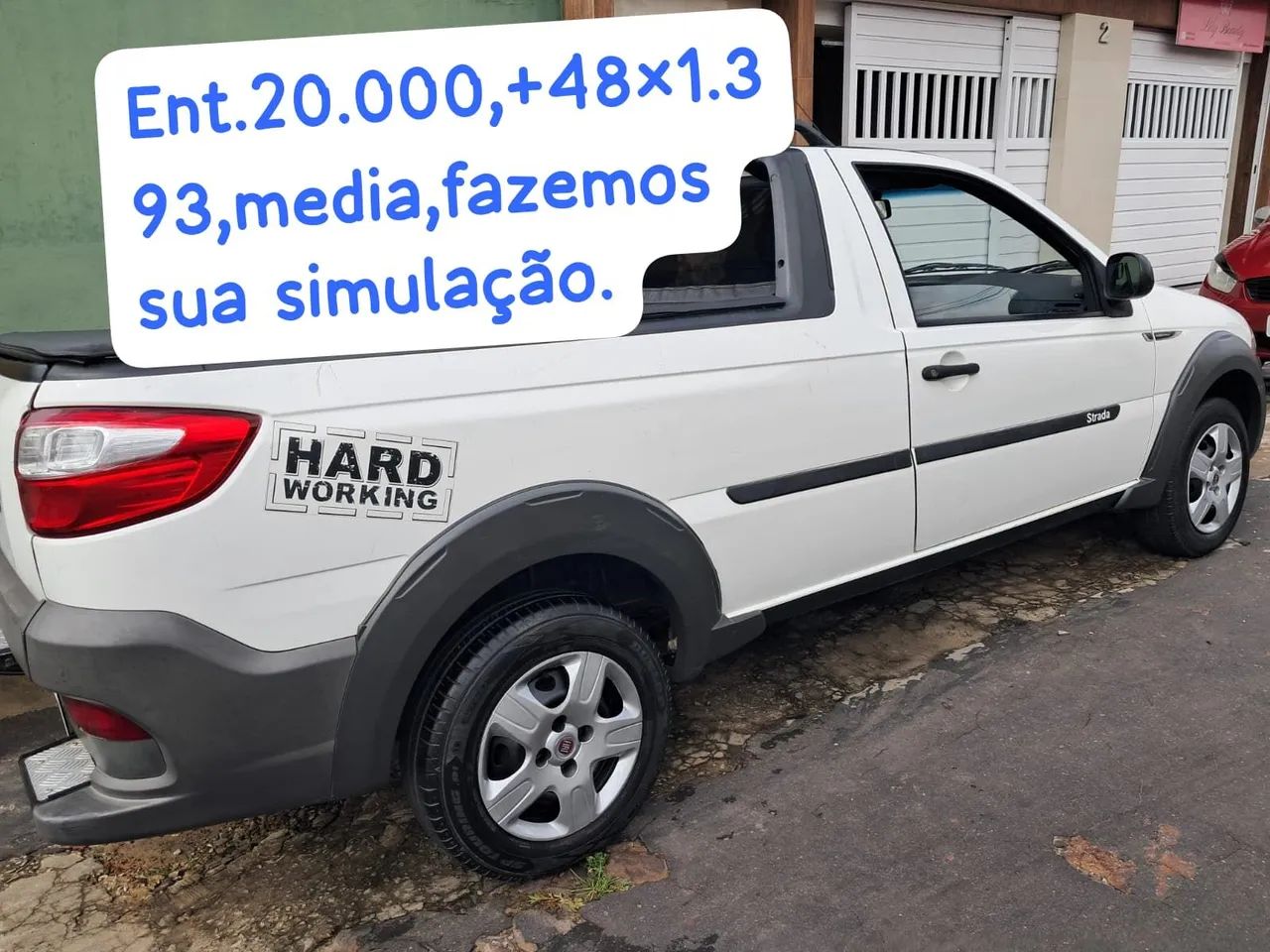Fiat Strada Working Hard 1.4 Fire Flex 8V CS 2020