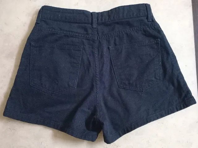 Shorts Preto Pool Jeans tam 36 Usado - Foto 3