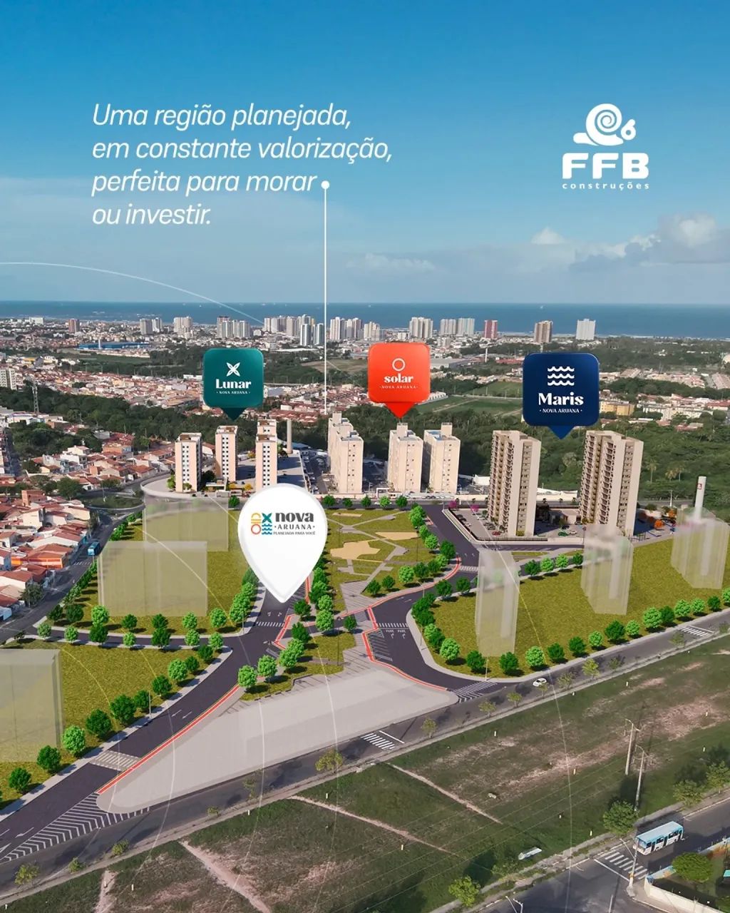 Apts Maris Nova Aruana - Parcelas pequenas, conquista gigante!