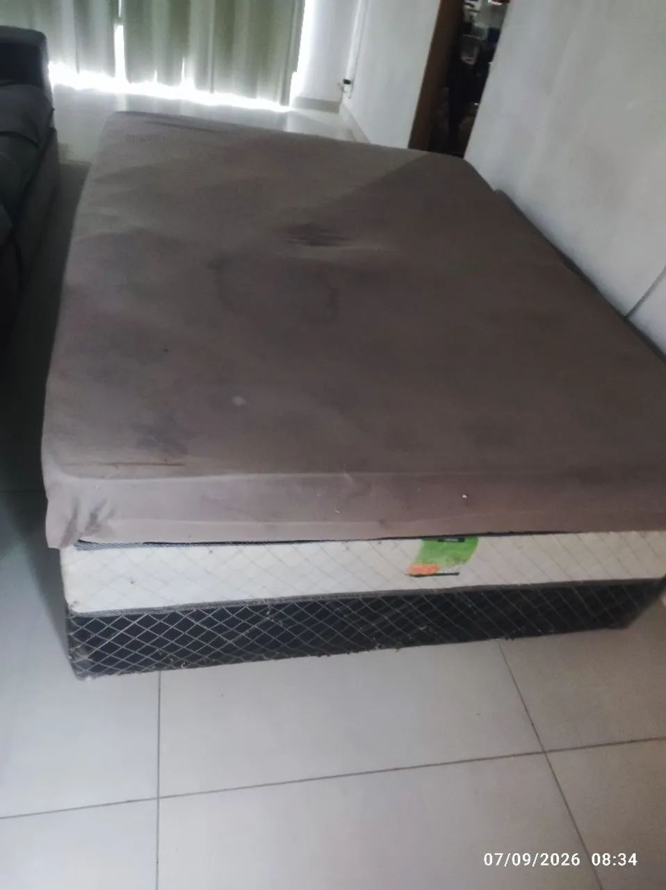Cama box casal com colchão  - Foto 2