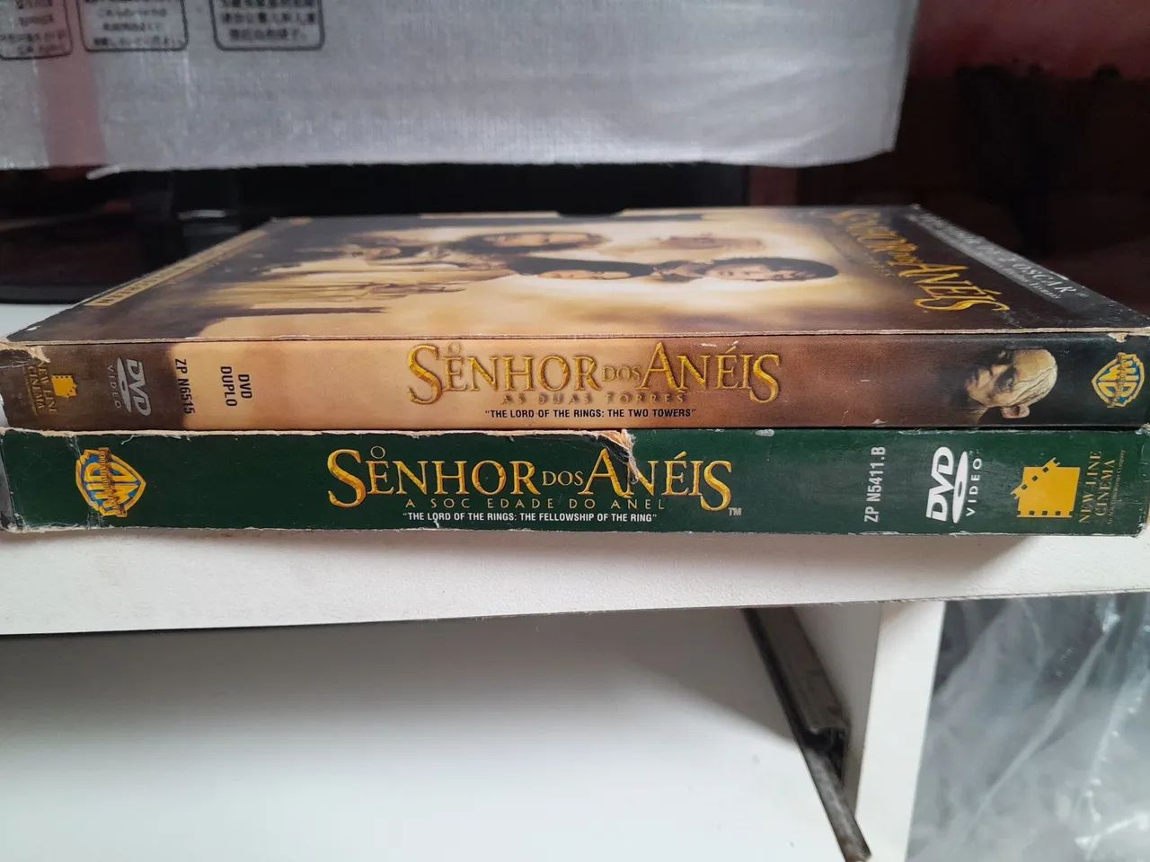 Coleção O Senhor dos Anéis - 2 Filmes em 2 DVDs duplos - lote