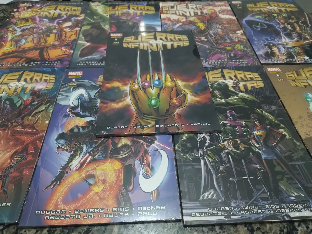Guerras infinitas Panini completo em 9 edições