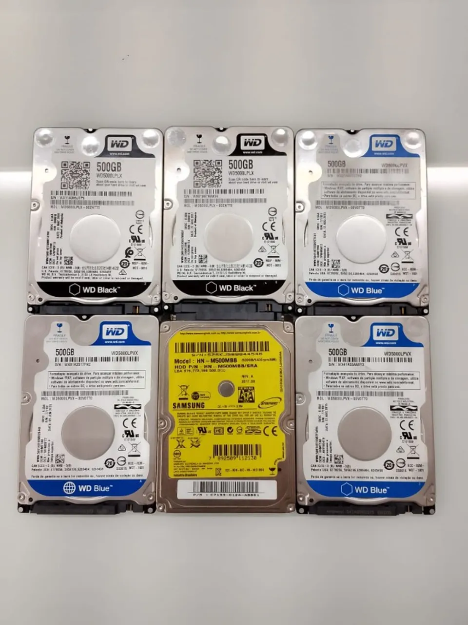 Dois HDs por 150 reais de 500GB cada - Armazenamento - Lomba do