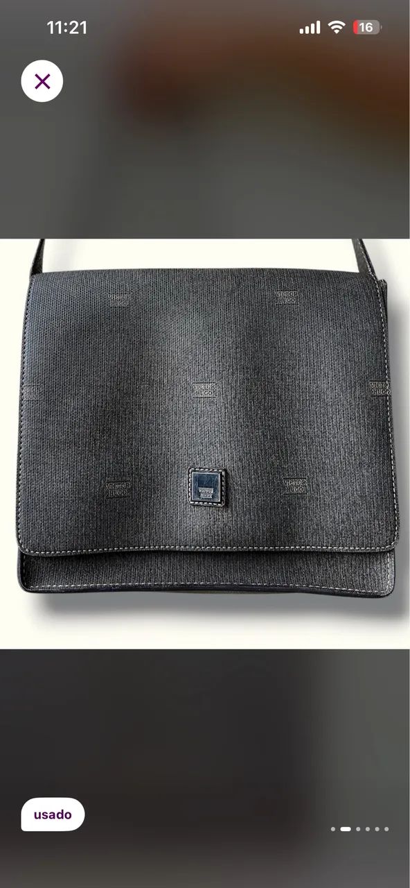 BOLSA ORIGINAL VICTOR HUGO MODELO CARTEIRO 