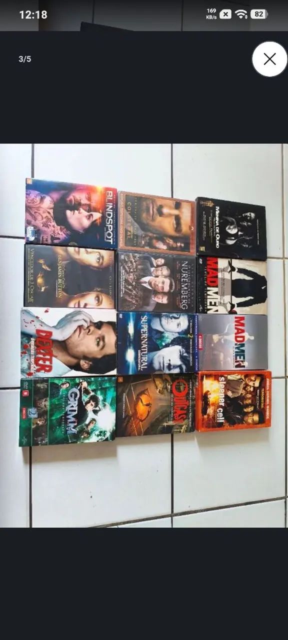 LOTE COM 174 DVDS, FILMES E SÉRIES - Foto 2