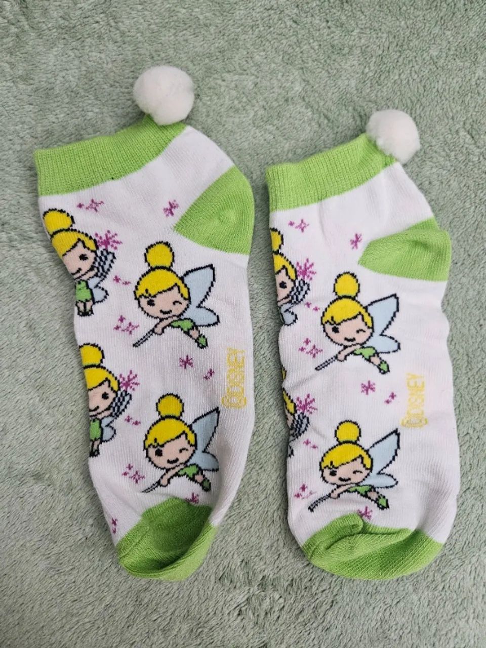 Meias Disney Original Tinkerbell tam 28 a3