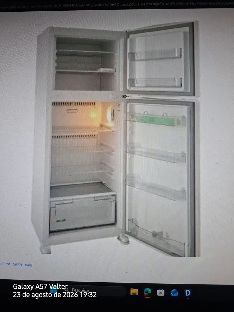 VENDO GELADEIRA 450l - Foto 2