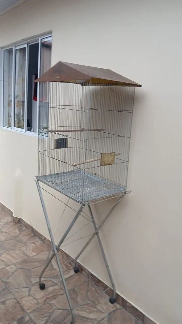 Gaiola grande com suporte  - Foto 3