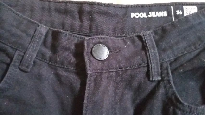 Shorts Preto Pool Jeans tam 36 Usado - Foto 4