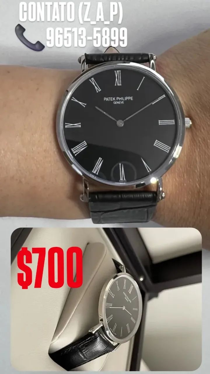 Relógio PATEK PHILIPPE GENEVE AUTOMÁTICO CALATRAVA - ENTREGAMOS  - Foto 2