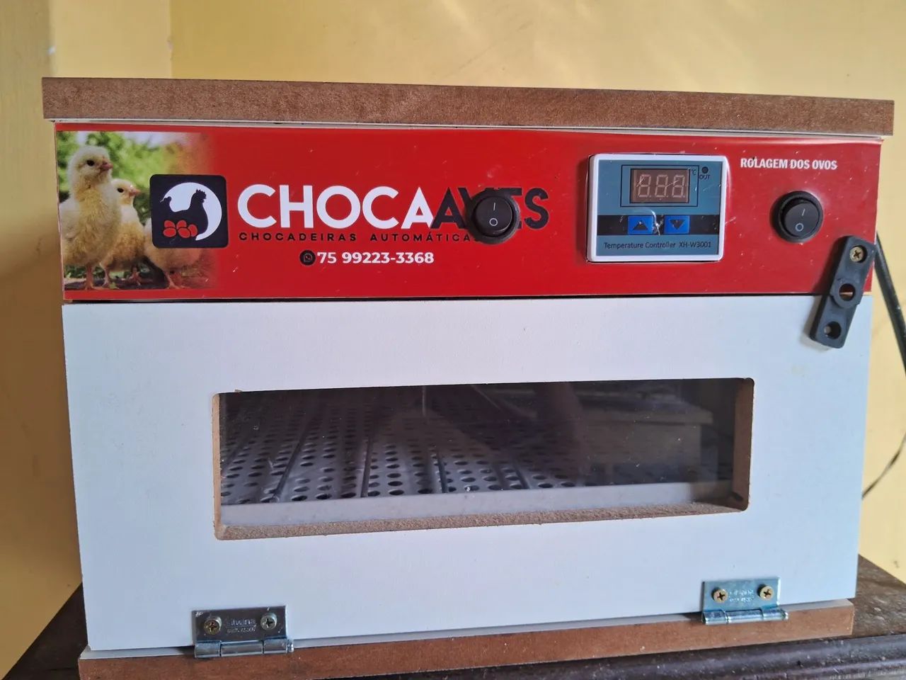 Disponível chocadeira automática para 70 ovos com ovoscopia  - Foto 2