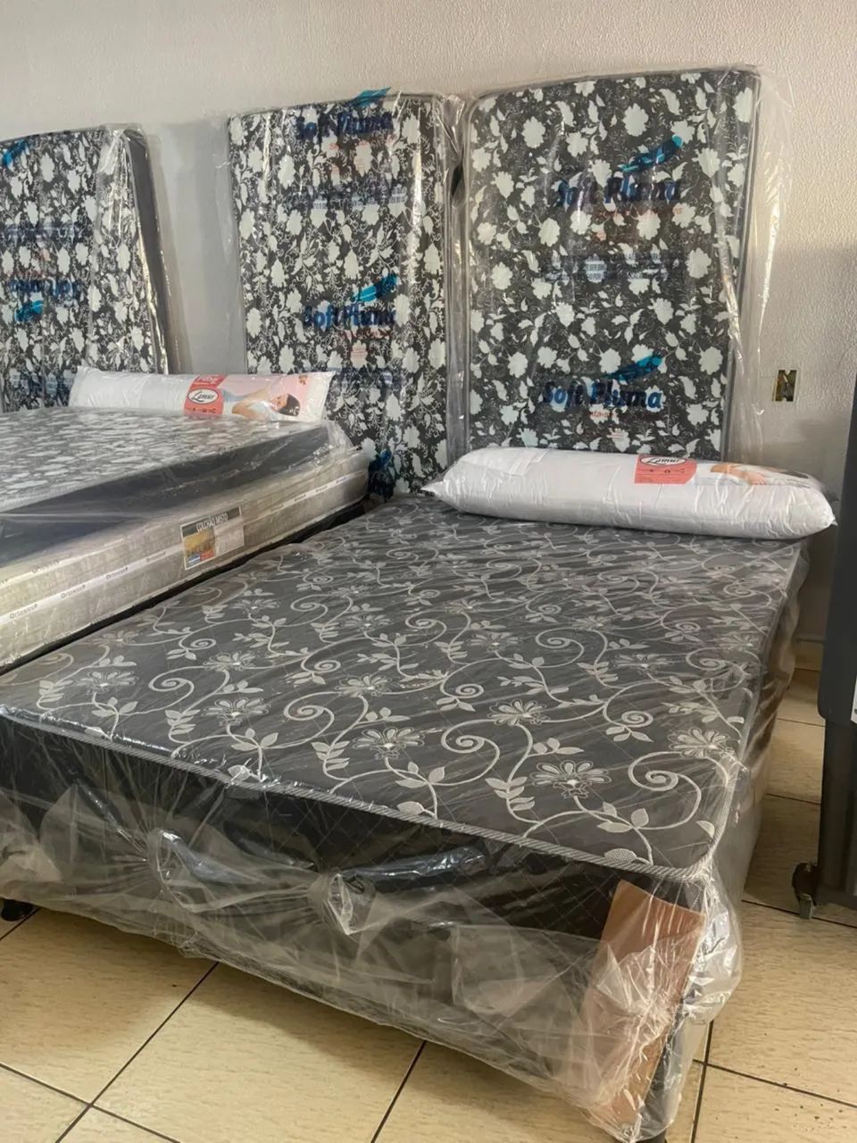 Cama box casal colchão nova barata - Foto 2
