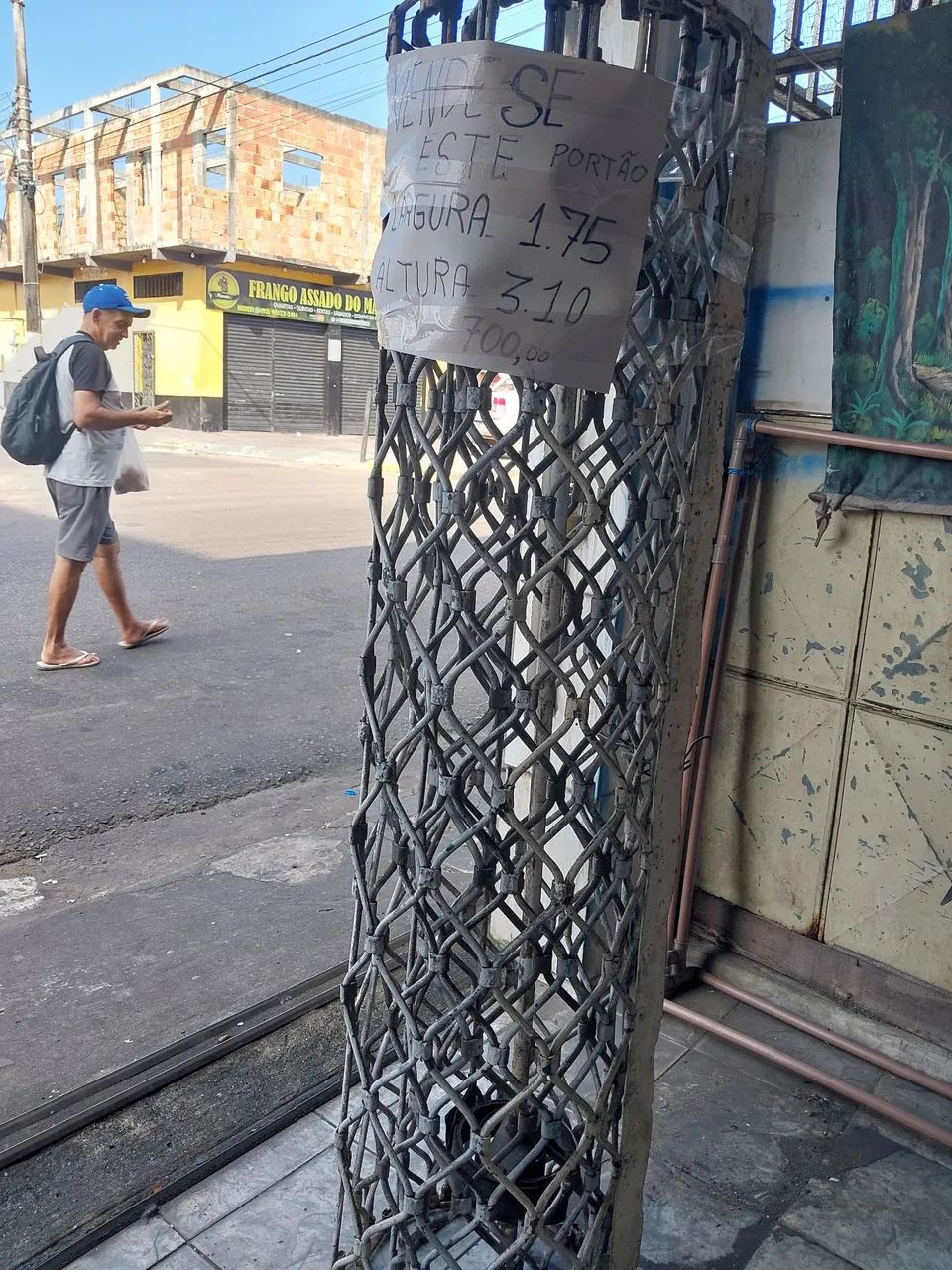 Portão de enrrolar de malha *  - Foto 4