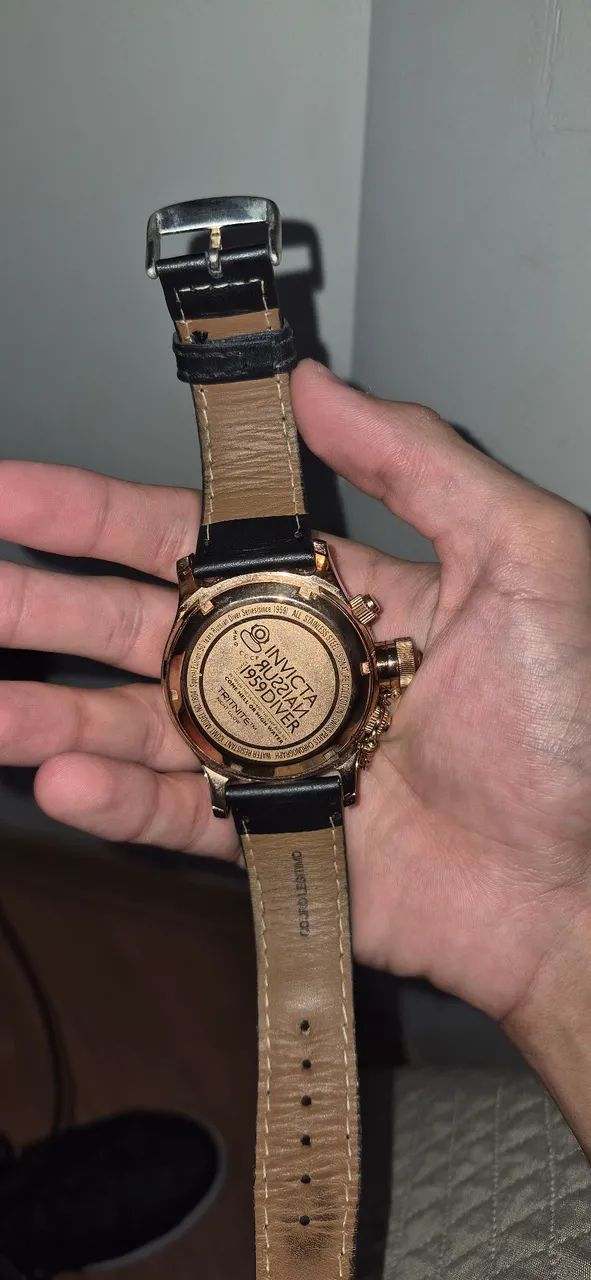 Relógio Invicta Russian Diver 1959 Ouro Rosa - Foto 3