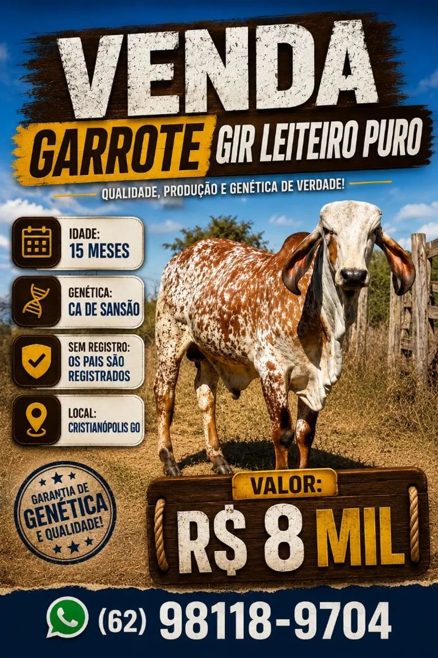 Reprodutor Gir Leiteiro