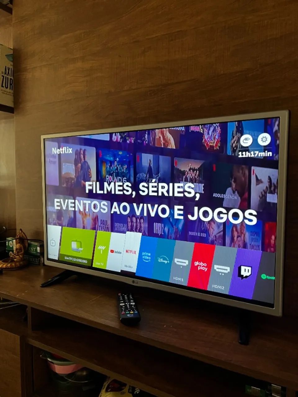TV LG Smart HD WebOS 32" WiFi R$ 700 - Foto 4