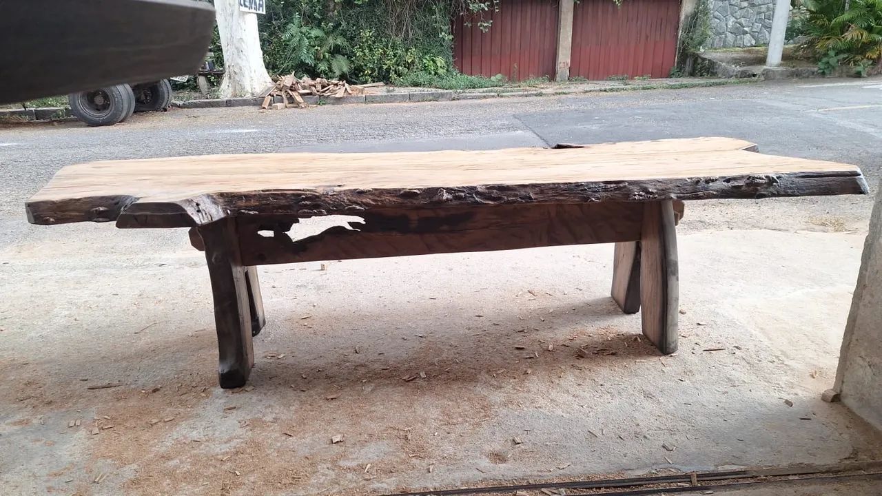 Vende - se mesa rústica de madeira  - Foto 3