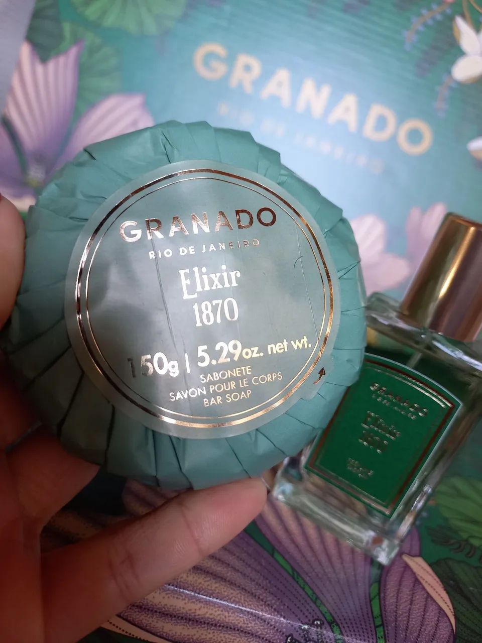 Kit Granado Elixir 1870 - Sabonete em barra e Perfume  - Foto 3