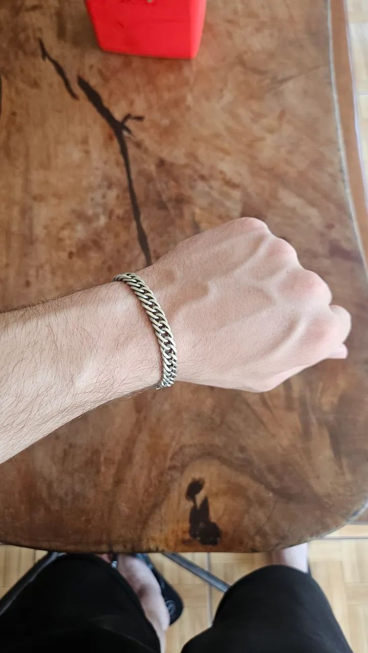 Pulseira de prata - Foto 3