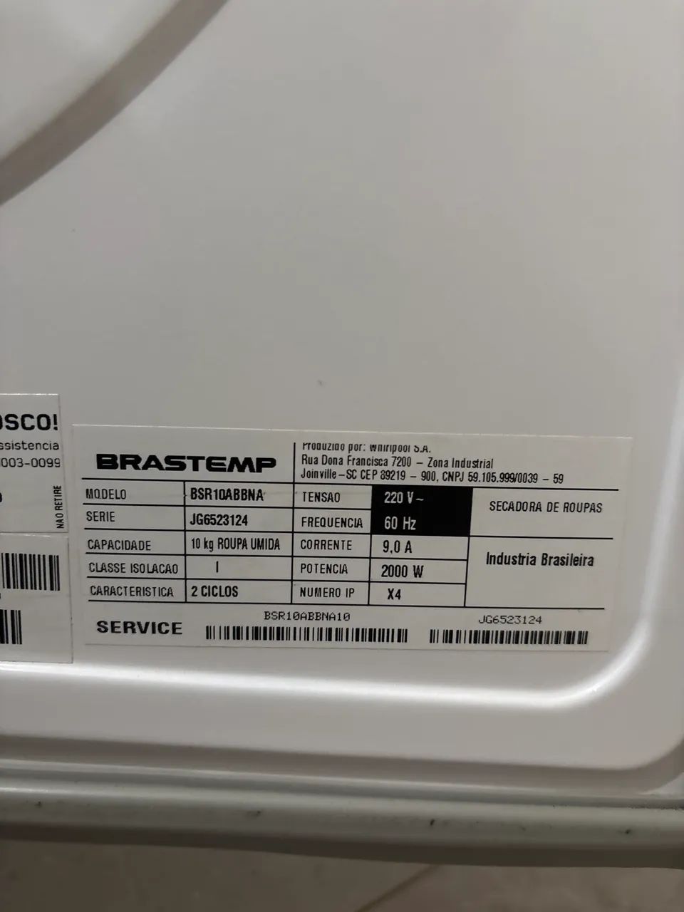 Secadora Brastemp 10kg