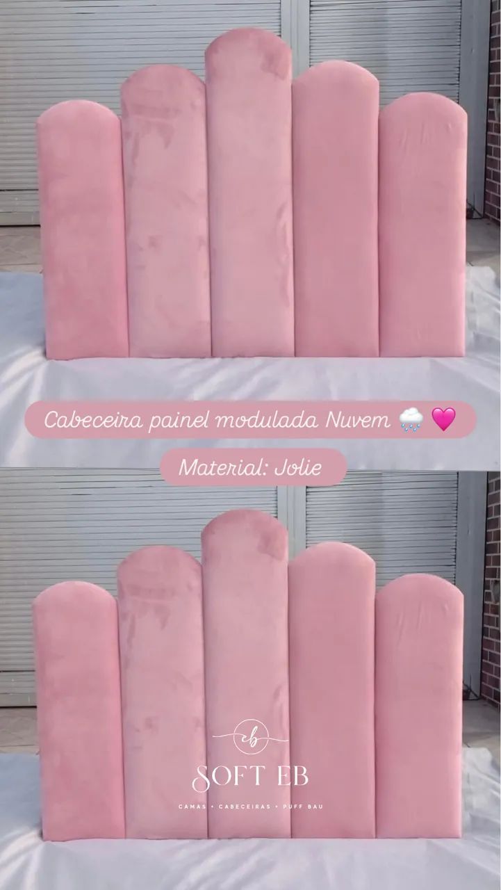 Cabeceira painel Solteiro - Nuvem 