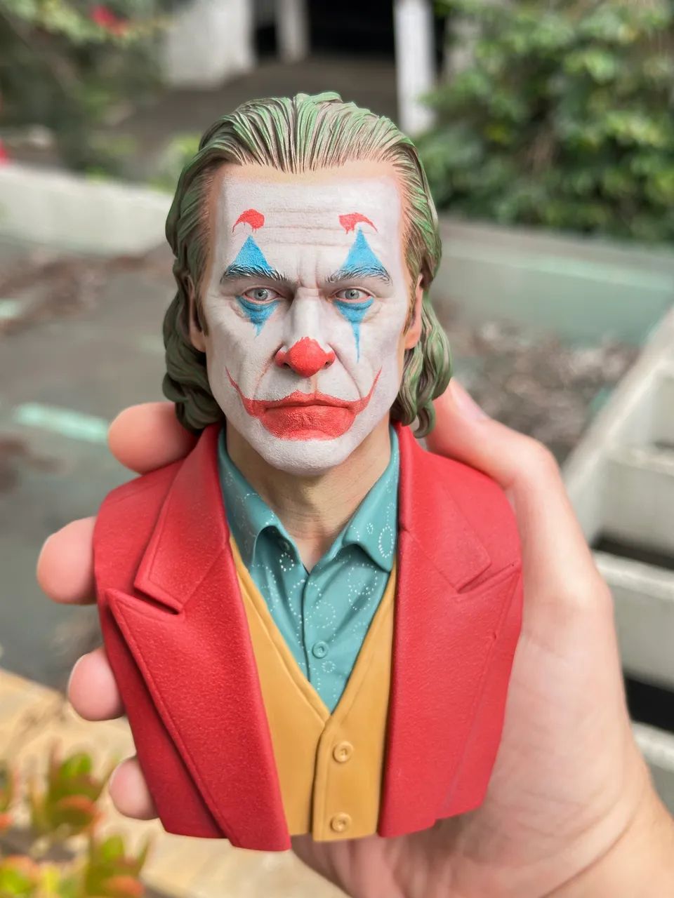 Busto Joker Coringa Joaquin Phoenix 1/4 - Foto 4