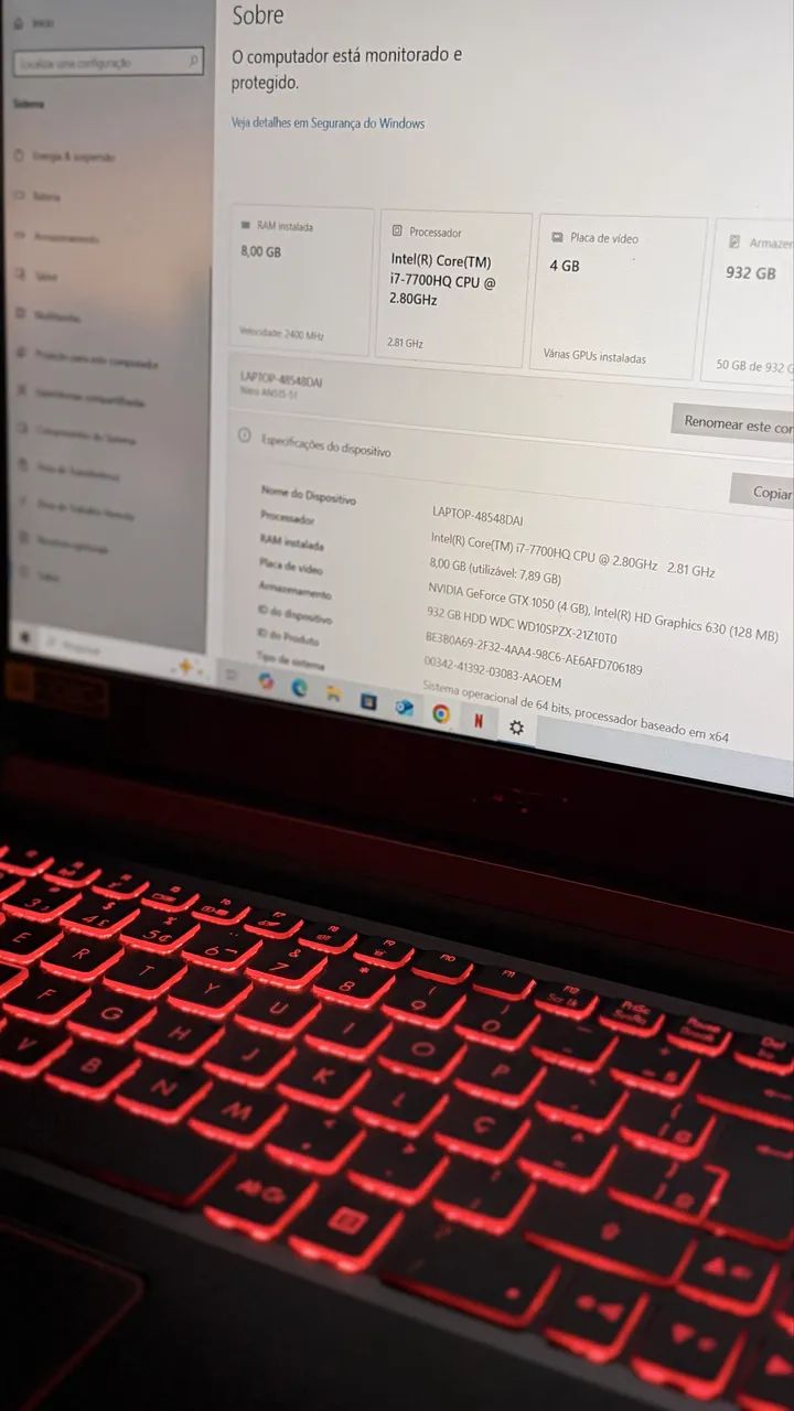 Notebook Acer Nitro 5 - Foto 2