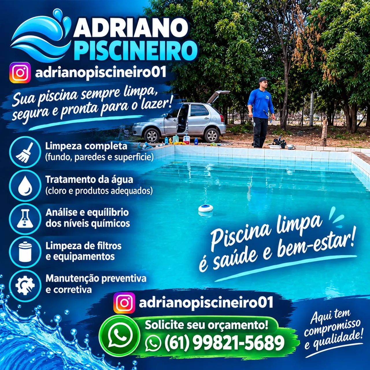 piscineiro /limpeza de piscina