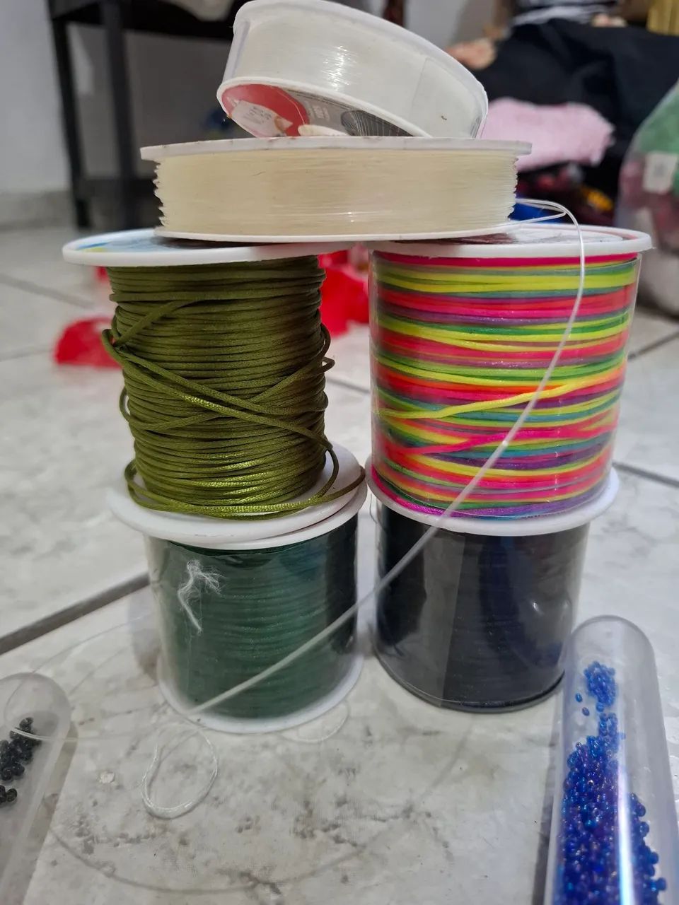 Miçanga jablonex lote a venda total 800g - Foto 5