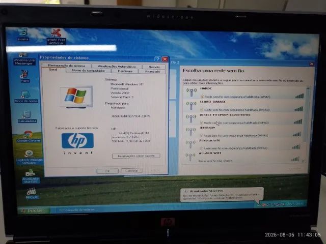 Notebook HP Pavilion DV1000, para colecionadores - Foto 4