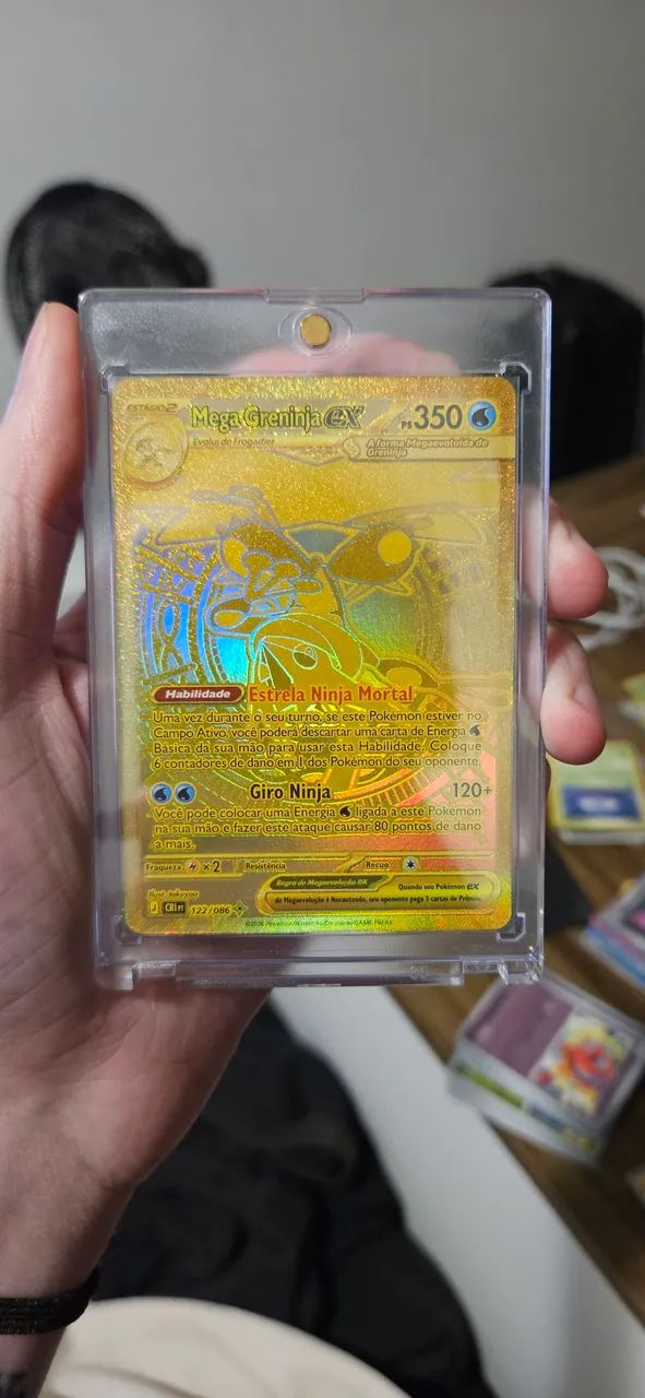Mega Greninja ex (122/086) Dourado