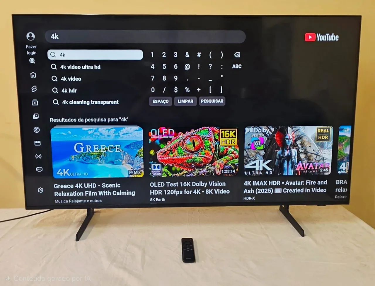 TV SAMSUNG LED ULTRA HD 4K SMART WI-FI 43 POLEGADAS  - Foto 3