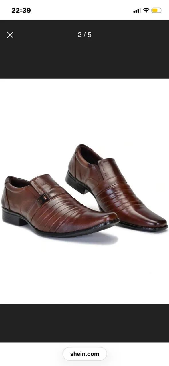 Sapato social cor Marron 