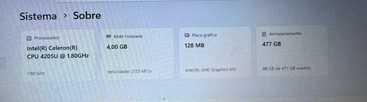 Samsung Essentials 15.6" - Intel Celeron, 4GB RAM, SSD 512GB, Windows 11  - Foto 4