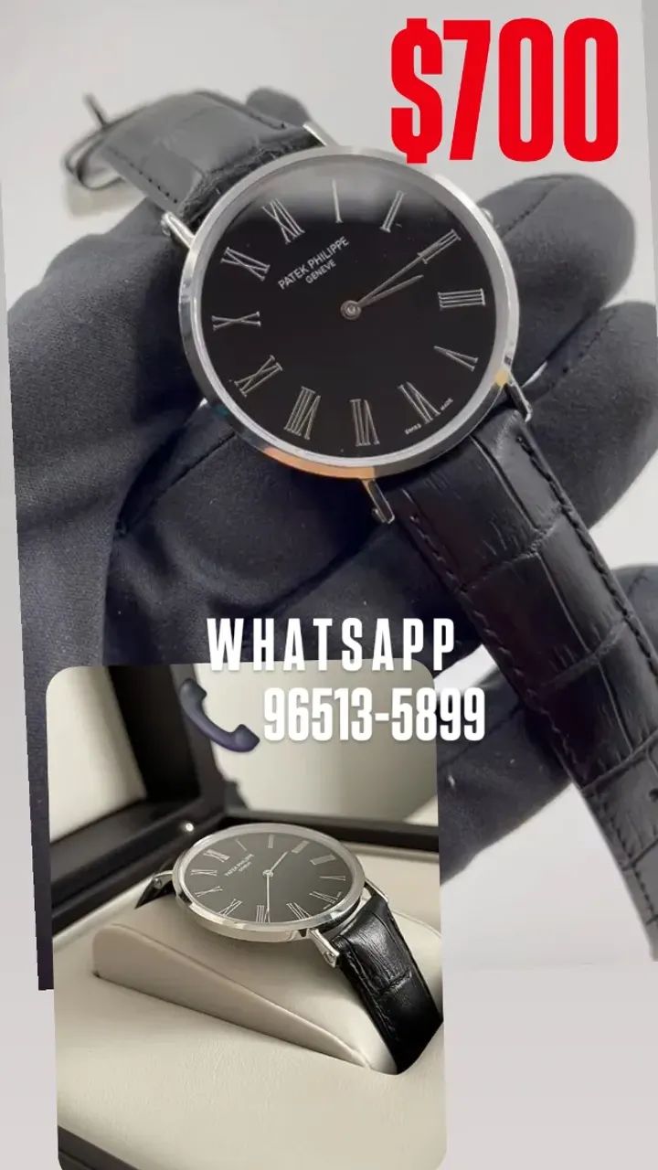 Relógio PATEK PHILIPPE GENEVE AUTOMÁTICO CALATRAVA - ENTREGAMOS 