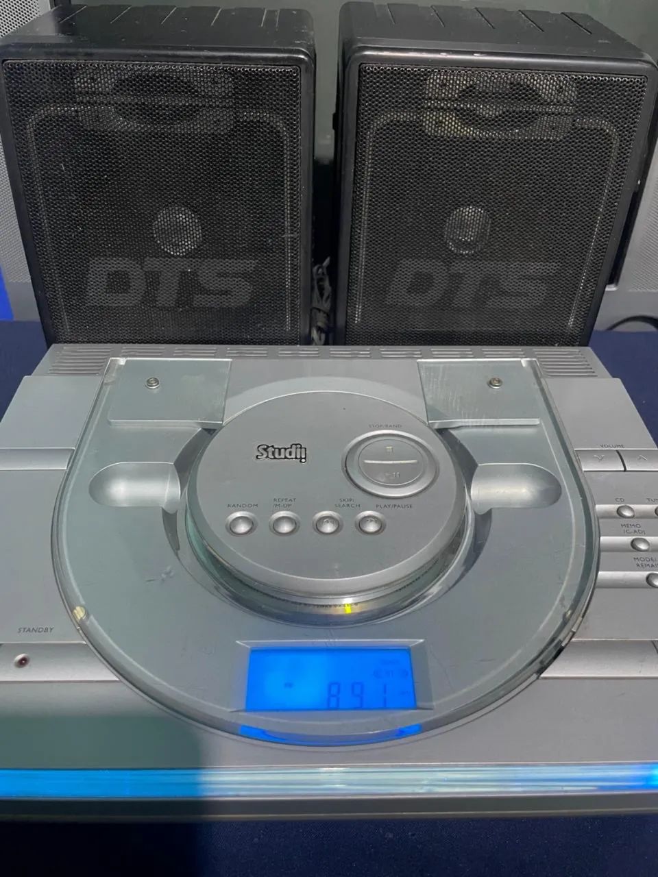Micro System Studi 7283 + Caixas Prateado 127/220v 30 W - Foto 4