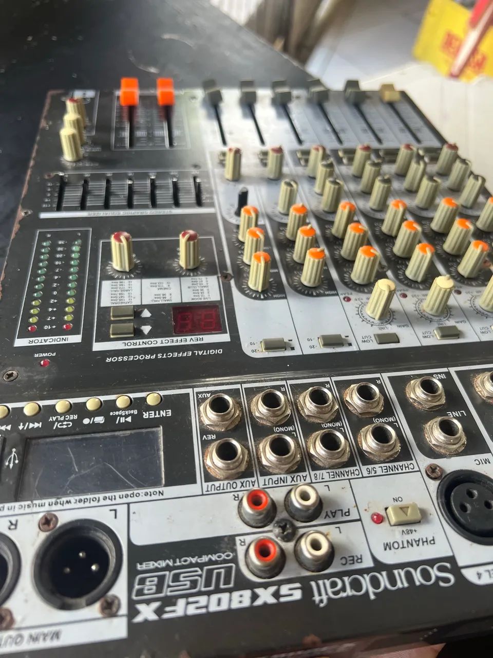 Mesa de som Soundcraft SX802FX USB  - Foto 5