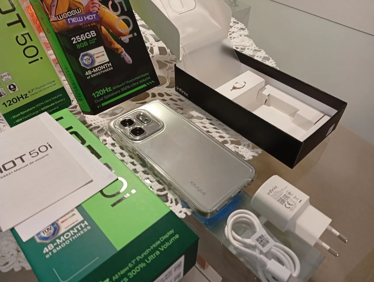 Infinix Hot 50i de 256GB ! Completo ! Perfeito !!! - Foto 4