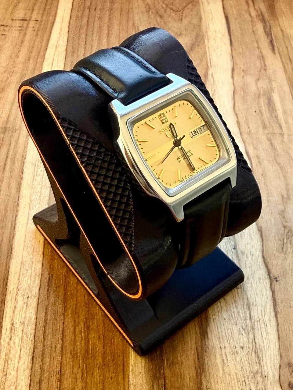 Relógio Seiko 5 TV Screen Gold Dual * - 2002 - Foto 3