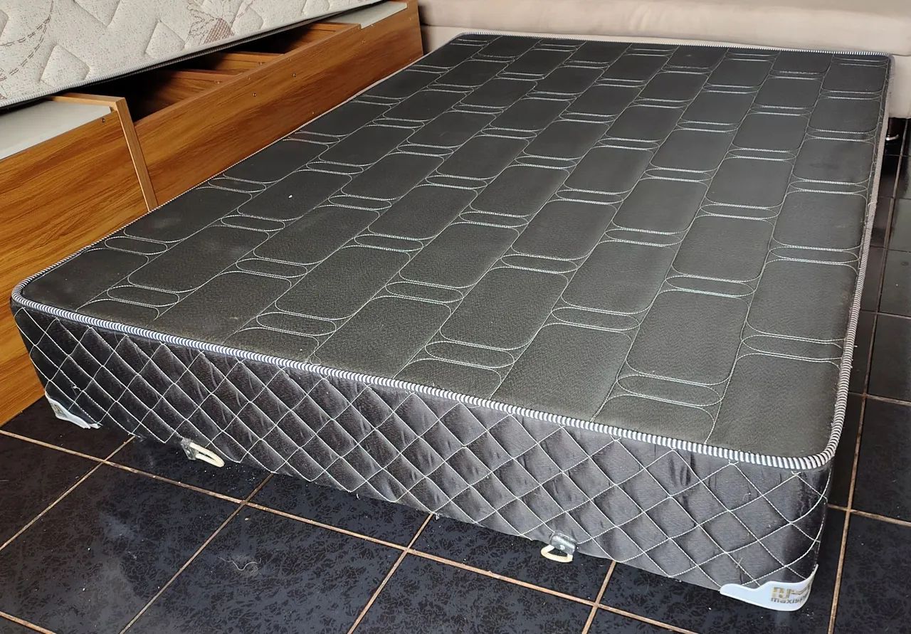 Cama box casal colchão e base box 1,38x1,88 - Foto 4