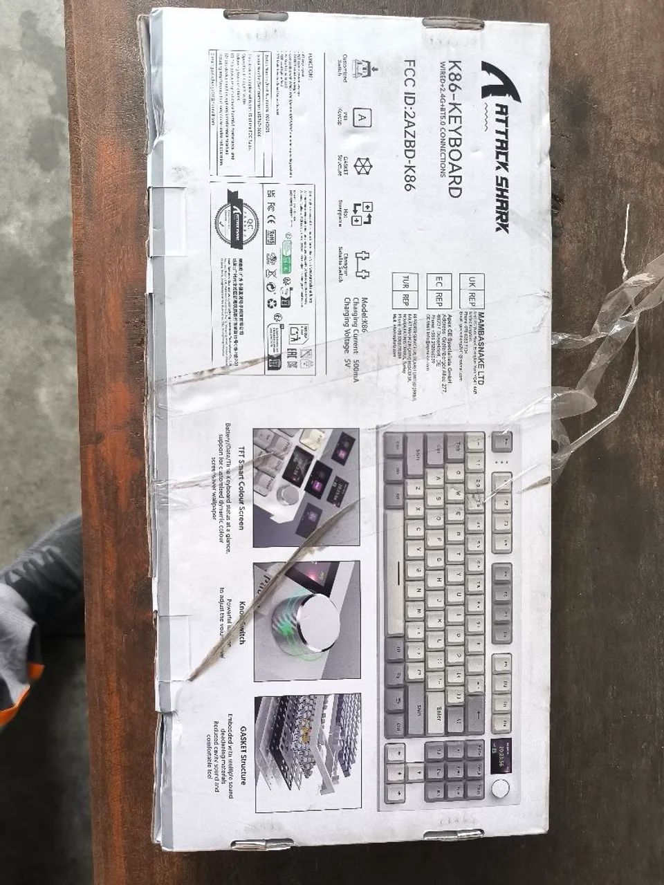 Teclado attack shark k86 - Foto 2