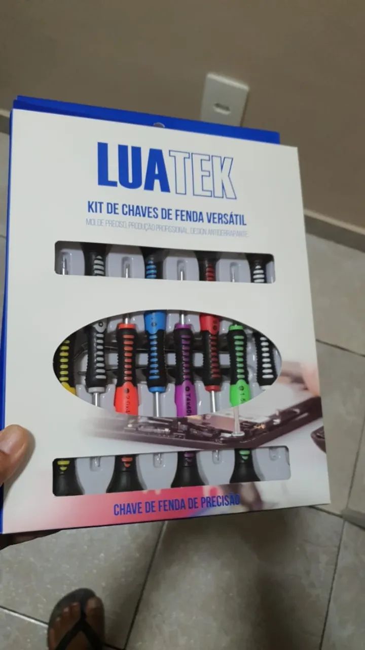Kit Chaves Ferramenta 16 Peças Abrir Celular Iphone Precisão - Foto 3