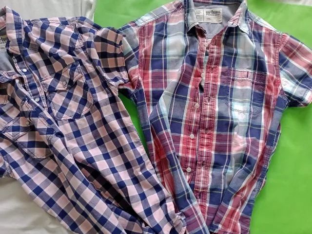 Camisas de Xadrex importada 