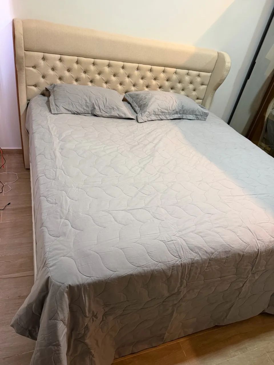 Cama super king com cabeceira  - Foto 3