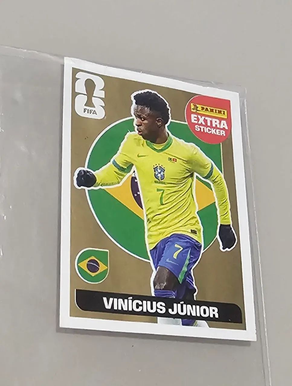 Figurinha Legend Vini Jr Ouro
