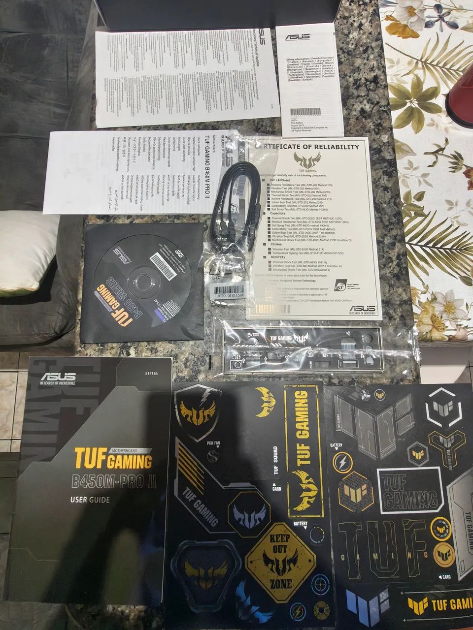 Placa Mãe Asus TUF Gaming B450M-PRO II (AM4) - Completa na Caixa / Leia a Descrição - Foto 4