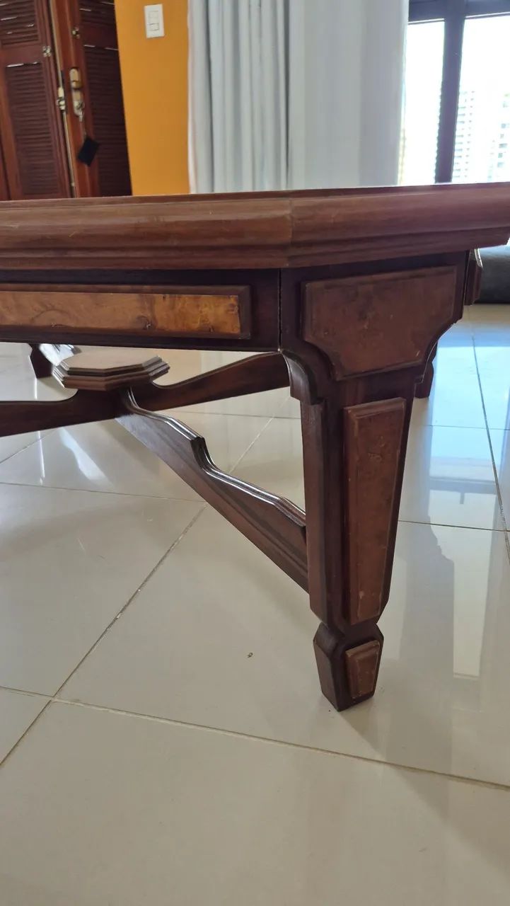 MESA DE CENTRO QUADRADA COM VIDRO - Foto 3