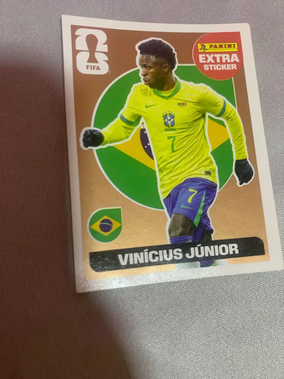 Figurinha Legend Vinicius Júnior Bronze - Foto 2