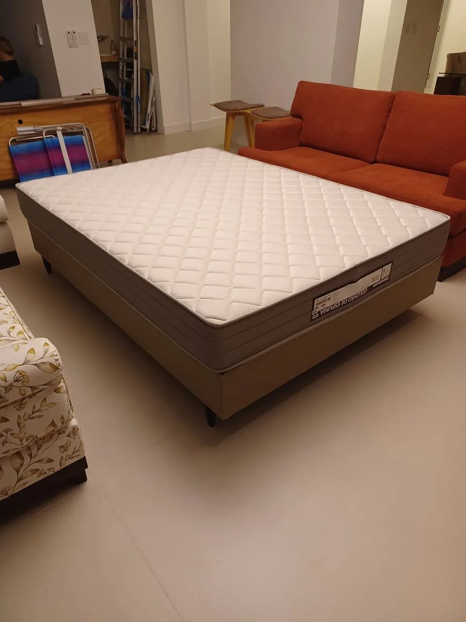 Cama box de casal com colchão ORTOBOM - Foto 2
