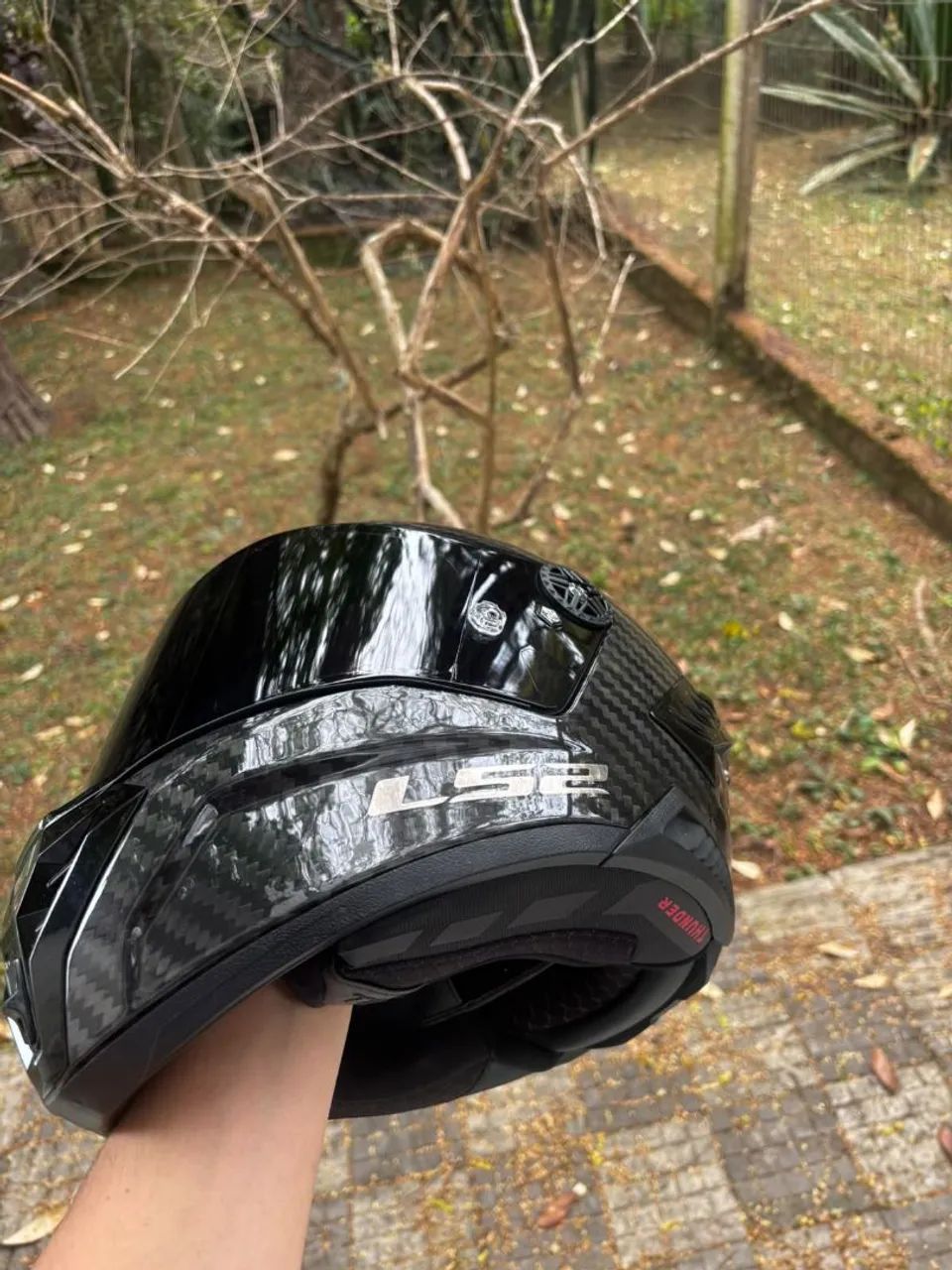 Capacete ls2 Thunder Carbono GP  - Foto 5